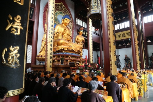 「灵隐寺」浙江杭州灵隐寺2015年为期十二日“地藏法会”圆满