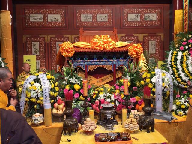 「佛教」根通长老圆寂封龛仪式在山西太原崇善寺举行