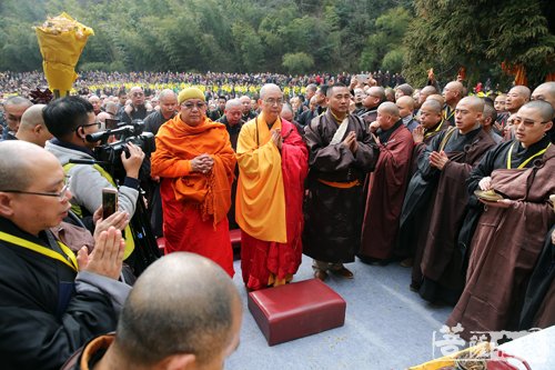 「佛教」一诚长老追思法会于云居山真如寺举行 万人现场送别（二）