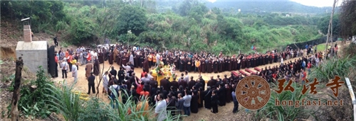 「弘法寺」广东深圳弘法寺首座白云长老荼毗法会举行