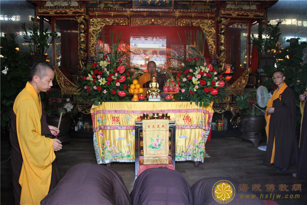 「弘法寺」为昆山、云南祈福 广东弘法寺隆重举行盂兰盆法会及传授三皈五