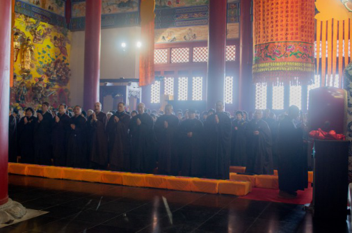 「极乐寺」山西广灵县极乐寺隆重举办观音菩萨圣诞祝祷法会暨三皈五戒传授法会