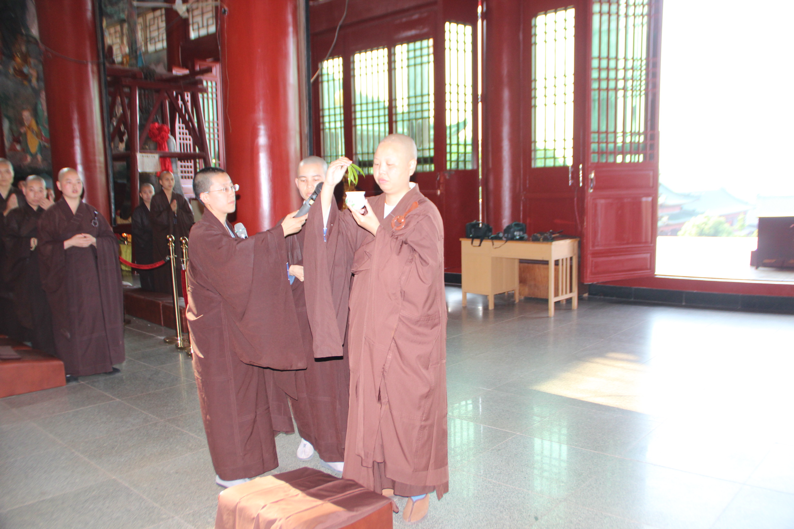 「佛教」江西抚州大金山寺举行结夏安居法会