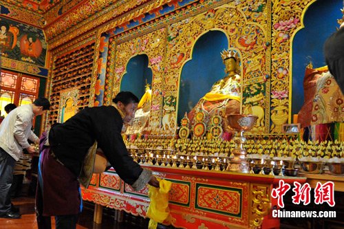 「药师如来」世界最大药师佛立体坛城在云南香格里拉举行开光仪式 「药师如来」世界最大药师佛立体坛城在云南香格里拉举行开光仪式