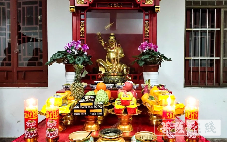 「佛教」绍兴安康寺举行送灶仪式，恭迎监斋菩萨圣诞
