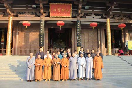 「法门寺」江西东林寺净宗学会一行参访陕西法门寺