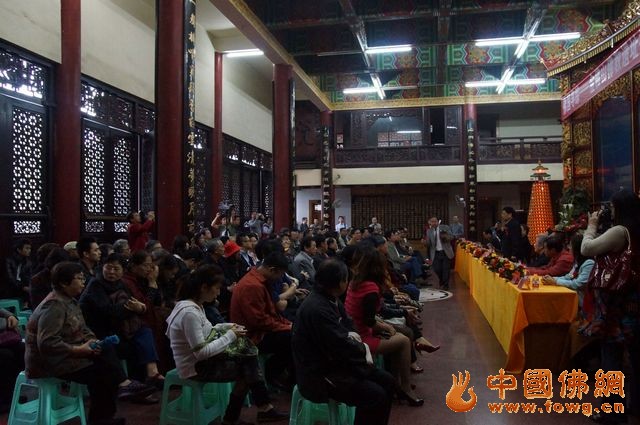 「佛教」重庆华岩寺“佛国寻踪——南川佛教遗址拓片展”开幕仪式