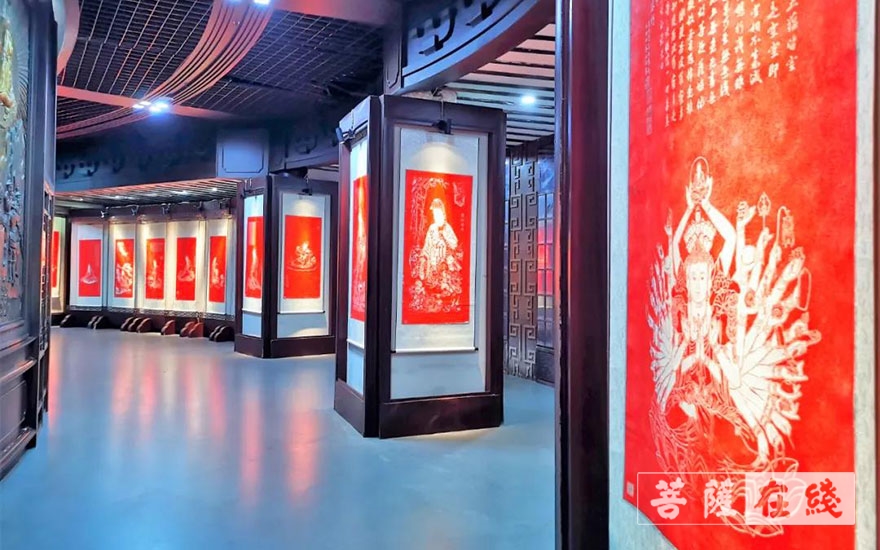 「重元寺」观世音像艺术碑刻拓片公益展在苏州重元寺举行