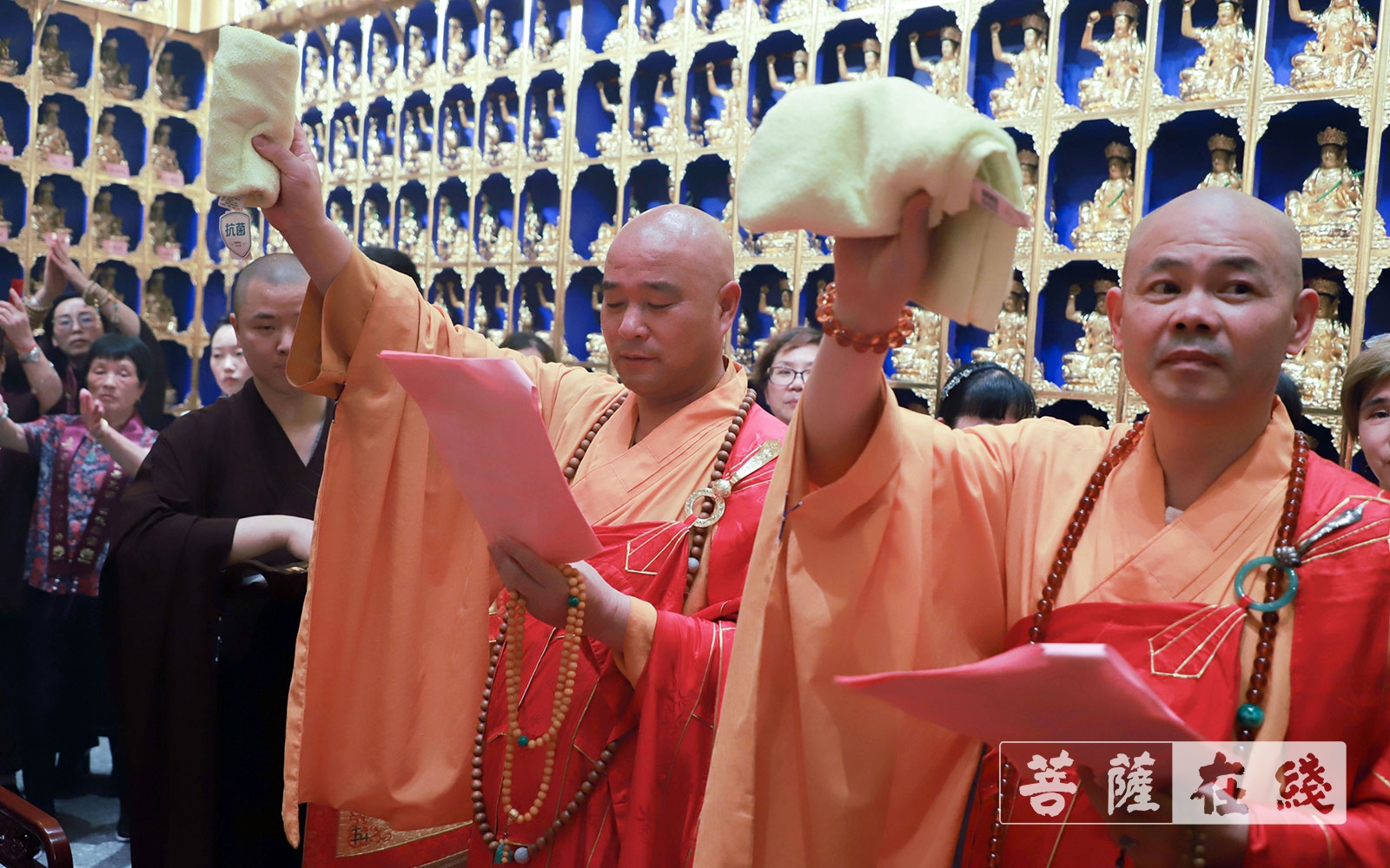 「文殊菩萨」文殊菩萨圣诞 绍兴龙华寺举行五方文殊殿全堂佛像开光法会 「文殊菩萨」文殊菩萨圣诞 绍兴龙华寺举行五方文殊殿全堂佛像开光法会