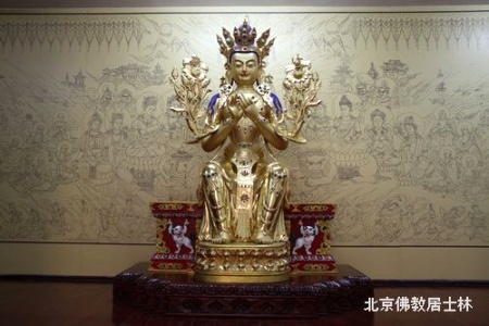 「佛教」北京佛教居士林弥勒殿初具规模
