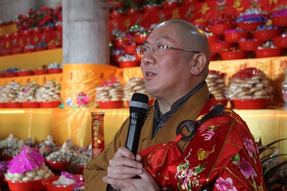 「千手观音」江苏常州宝林禅寺圆满举行财神菩萨开光暨千手观音殿装修启动洒净祈福法会