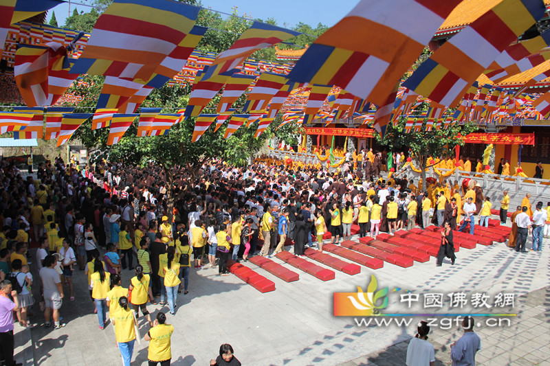 「千手观音」广东惠州清泉古寺千手观音、万佛圣像开光法会