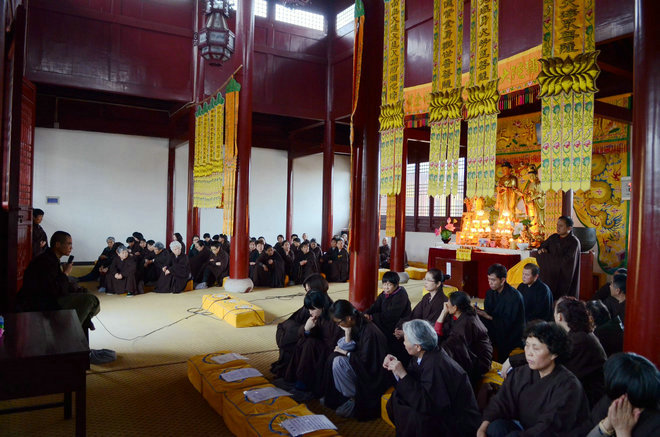 「东林寺」江西东林寺4月上旬闭关念佛圆满出关