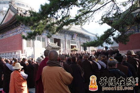 「五台山」五台山塔院寺举行全山普佛法会 「五台山」五台山塔院寺举行全山普佛法会