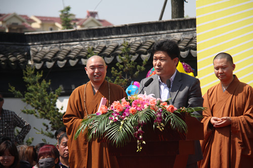 「素食文化」2014年太仓同觉寺春季短期出家营圆满暨同觉寺首届两岸三地素食文化交流周启动仪式
