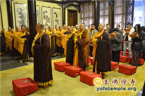 「真禅法师」上海玉佛禅寺举行真禅法师圆寂十八周年纪念法会