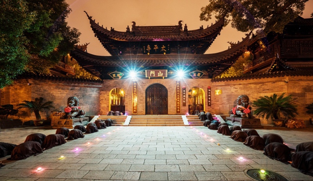 「佛教」浙江温州太平寺举行第九届短期出家活动