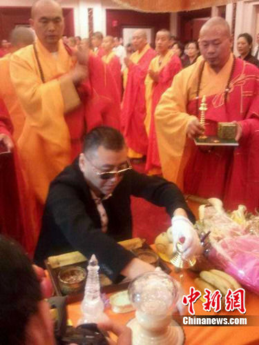 「国宝」大法王寺出土千年国宝舍利亮相广东东莞