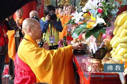 「佛教」全球108位高僧云集南京 佛顶骨舍利供奉大典盛况空前