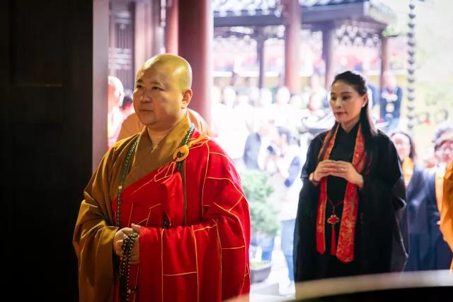 「佛教」上海玉佛寺三圣殿落成暨西方三圣佛像开光法会