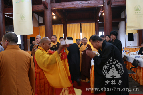 「佛教」河南嵩山少林寺启动同抄转轮大藏经活动
