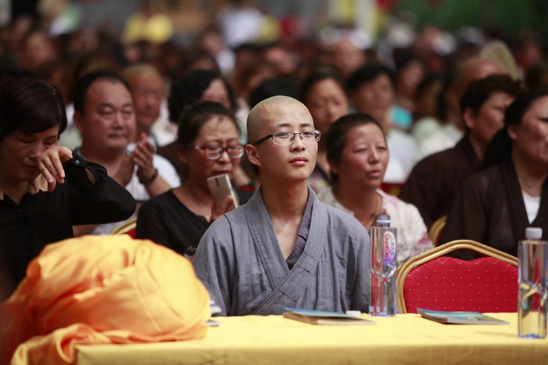 「传喜法师」传喜法师于山东菏泽市定陶开心古寺主法心灵讲座及蒙山施食超荐法会