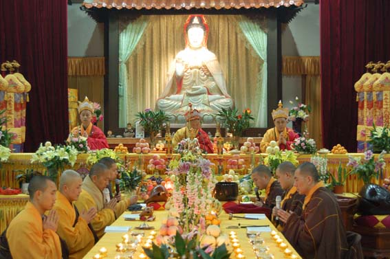 「佛教」法门寺新年祈福法会圆满