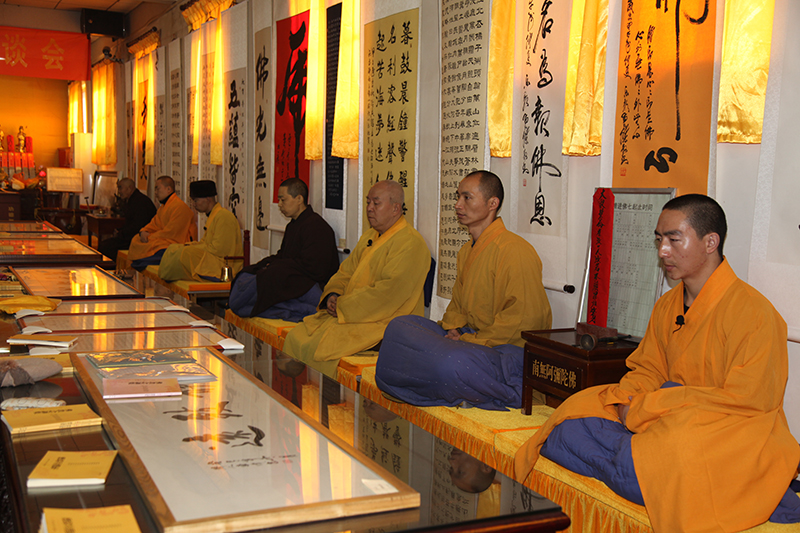 「普照寺」山东淄博普照寺举行念诵精进佛七法会