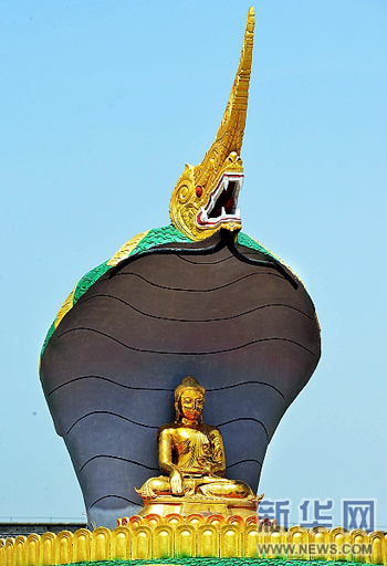 「佛教」河南洛阳白马寺缅甸风格佛殿展露“芳容”