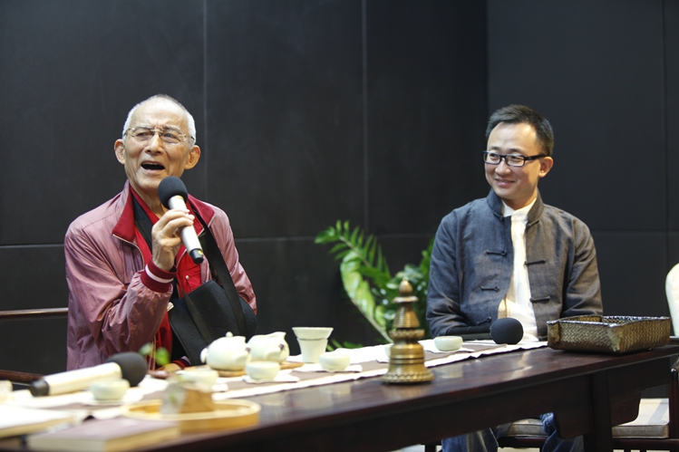 「赵一澄」2015年4月26号纪念弘一法师研讨会于山东临沂鸿儒美术馆举行