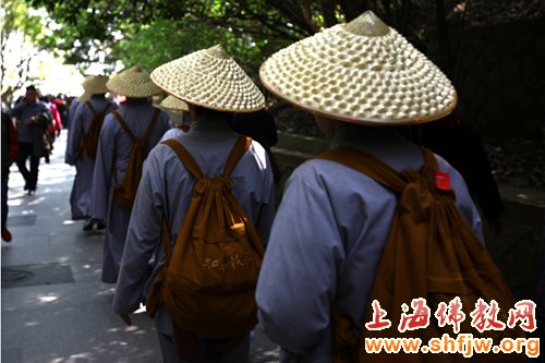「普陀山」上海大圆通寺慧莲法师行脚一行朝圣普陀山圆满