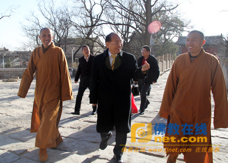 「佛教」台湾中华佛教居士会一行前往北京龙泉寺参观访问