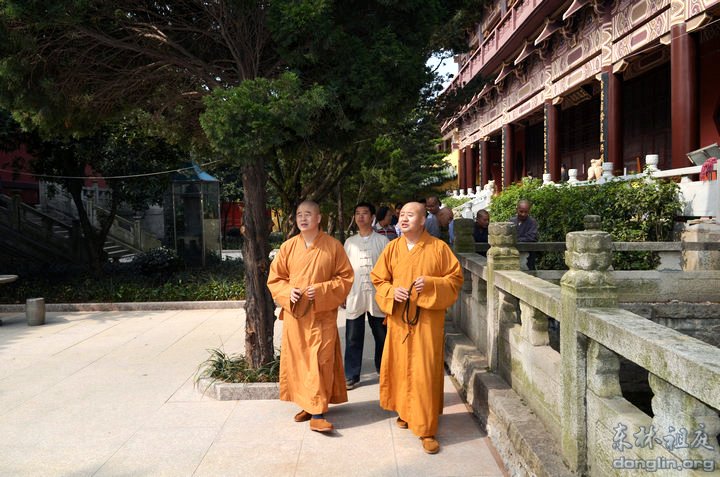 「香积寺」长安香积寺主持一行参访东林祖庭 「香积寺」长安香积寺主持一行参访东林祖庭