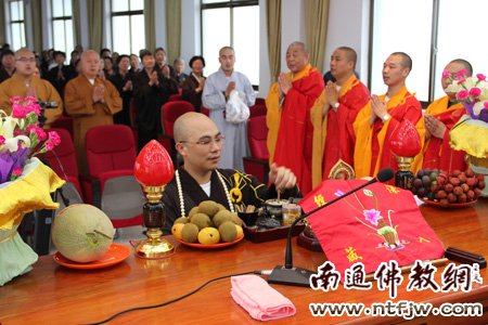 「圣宇法师」江苏南通太平禅寺举行讲经法会，圣宇法师现场宣讲