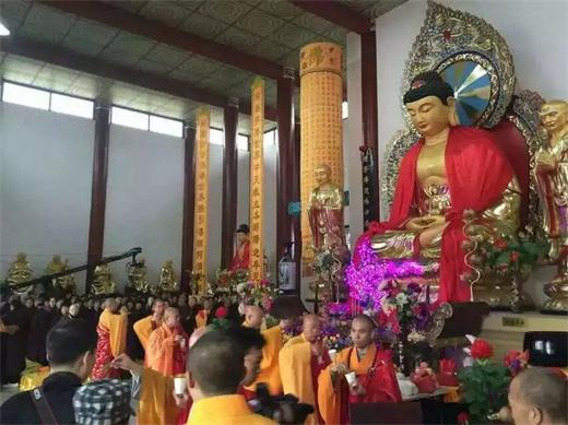 「佛教」河北高碑店阿兰若寺举行寺院落成暨佛像开光大典