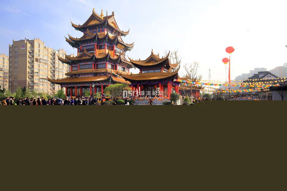 江苏南通福田寺举行智峰法师升座庆典暨毗卢阁三身佛开光法会