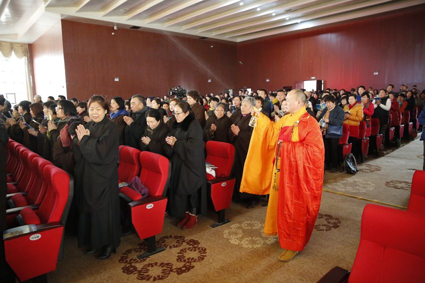 「佛教」传喜法师于郑州莲花源寺举行无遮甘露施食超荐法会