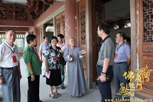 「佛教」思明区政协台港澳侨联络委组织委员视察区重点寺院进明寺 「佛教」思明区政协台港澳侨联络委组织委员视察区重点寺院进明寺