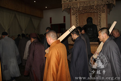 「佛教」河南嵩山少林寺乙未年精进禅七圆满“解七