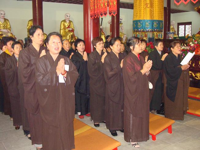 「佛教」江苏省涟水能仁寺举行浴佛法会暨传授八关斋戒法会