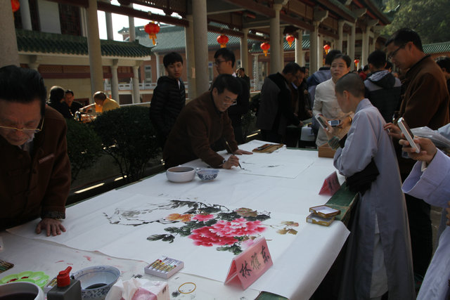 「艺术」广东尼众佛学院书画艺术交流笔会 「艺术」广东尼众佛学院书画艺术交流笔会