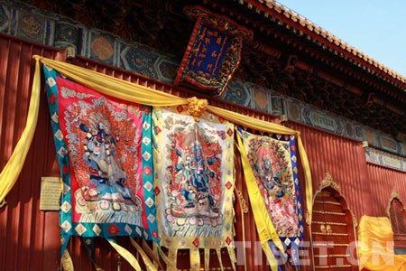 「雍和宫」北京雍和宫举行“打鬼”仪式 祈求新年吉祥