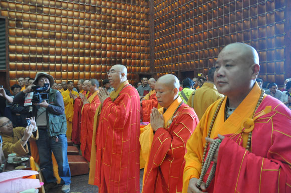 「佛教」徐州睢宁水月禅寺落成暨全堂佛像开光庆典举行