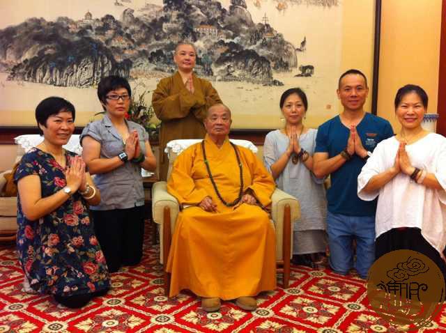 「佛教」台湾中国佛教会理事长圆宗长老莅临福建进明寺