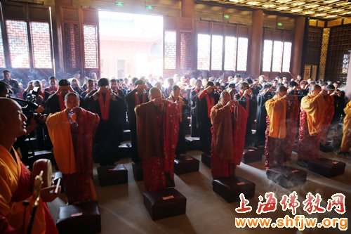 「佛教」千佛护佑 上海隆庆寺举行灵山宝殿千佛安座祈福法会 「佛教」千佛护佑 上海隆庆寺举行灵山宝殿千佛安座祈福法会