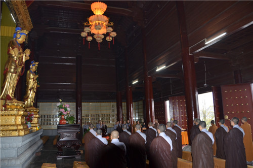 「佛教」闽院教务长静安法师到浙江雪窦山大慈禅寺弥勒佛学院女众部参学