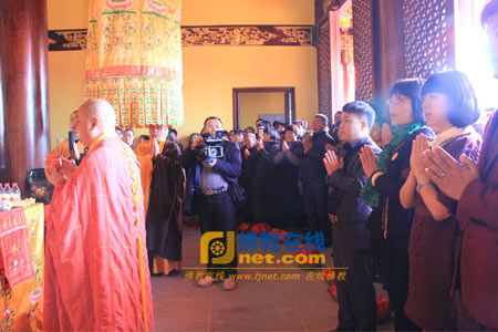「观音」江西鹰潭月岩寺隆重举行四面观音开光法会