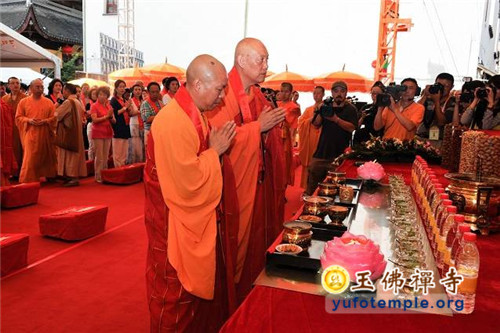 上海玉佛禅寺消除公共安全隐患保护性修缮工程开工典礼暨祈福大法会