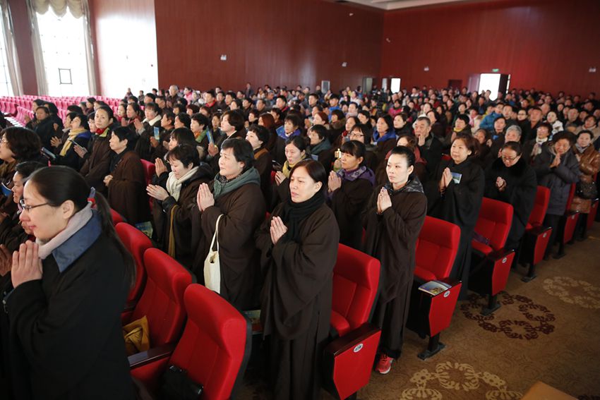 「佛教」传喜法师于郑州莲花源寺举行无遮甘露施食超荐法会