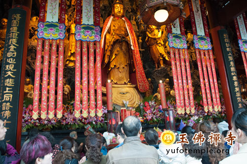 「观音」上海玉佛禅寺隆重举行“观世音菩萨圣诞纪念暨万佛堂佛像开光法会”